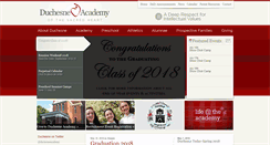 Desktop Screenshot of duchesneacademy.org
